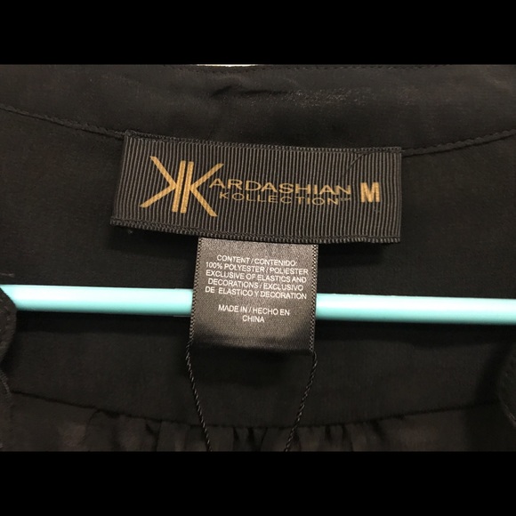 KIM KARDASHIAN SHEER BLOUSE NEW WITH TAGS - Picture 4 of 4